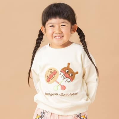 希家-麵包超人高端系列／衛衣-2號棒糖米,尺碼-110