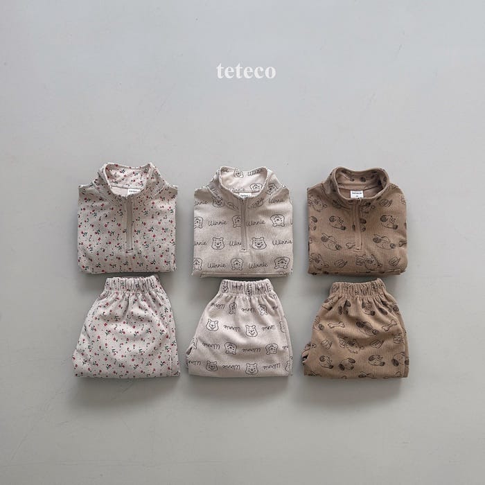 正韓🇰🇷-Teteco 可愛拉鏈套裝