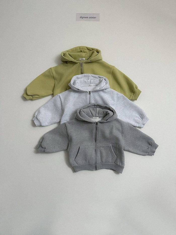 正韓🇰🇷-Digreenkids 拉鍊連帽外套 商品詳情 1