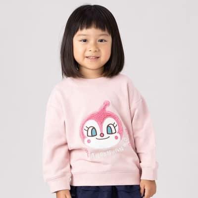 希家-麵包超人高端系列／衛衣-3號精靈粉,尺碼-120
